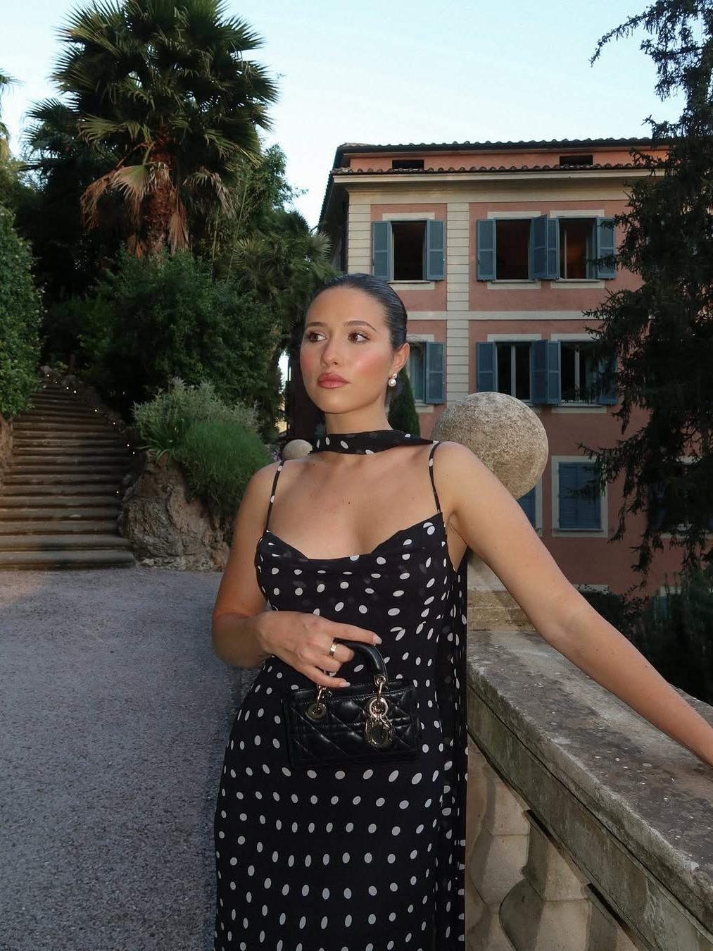 Valerie Polka Dot Maxi Dress - Image 8