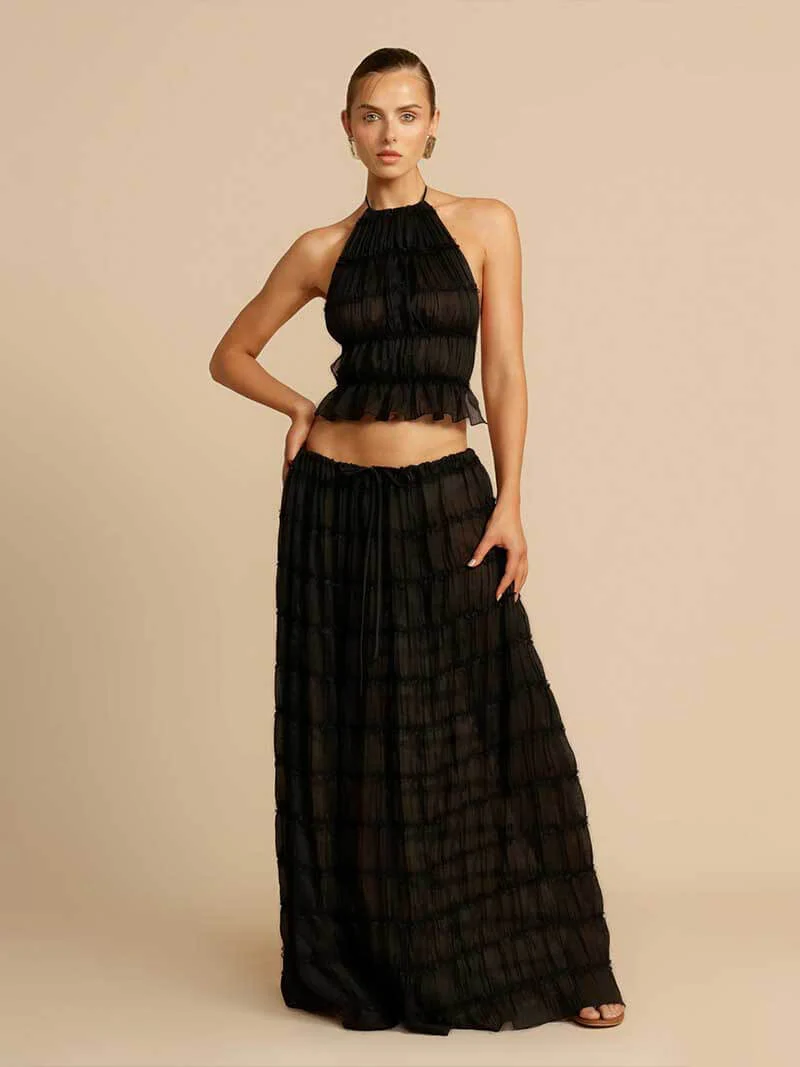Valerie two-piece set with frill details - Image 11
