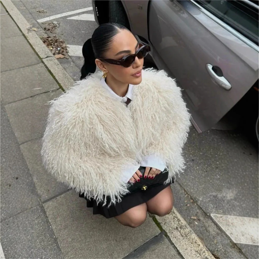 Faux Fur Fluffy Jacket - Image 2