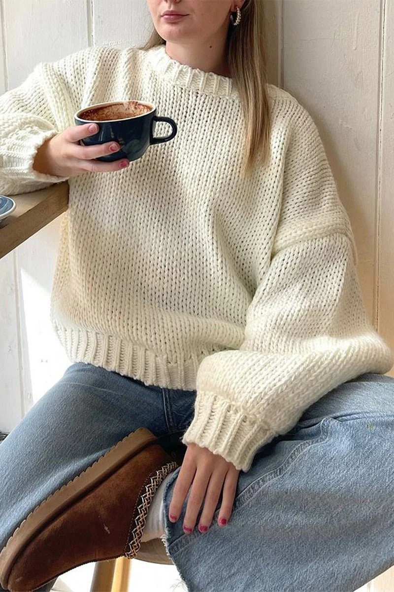 Zariah Loose Knit Sweater - Image 4