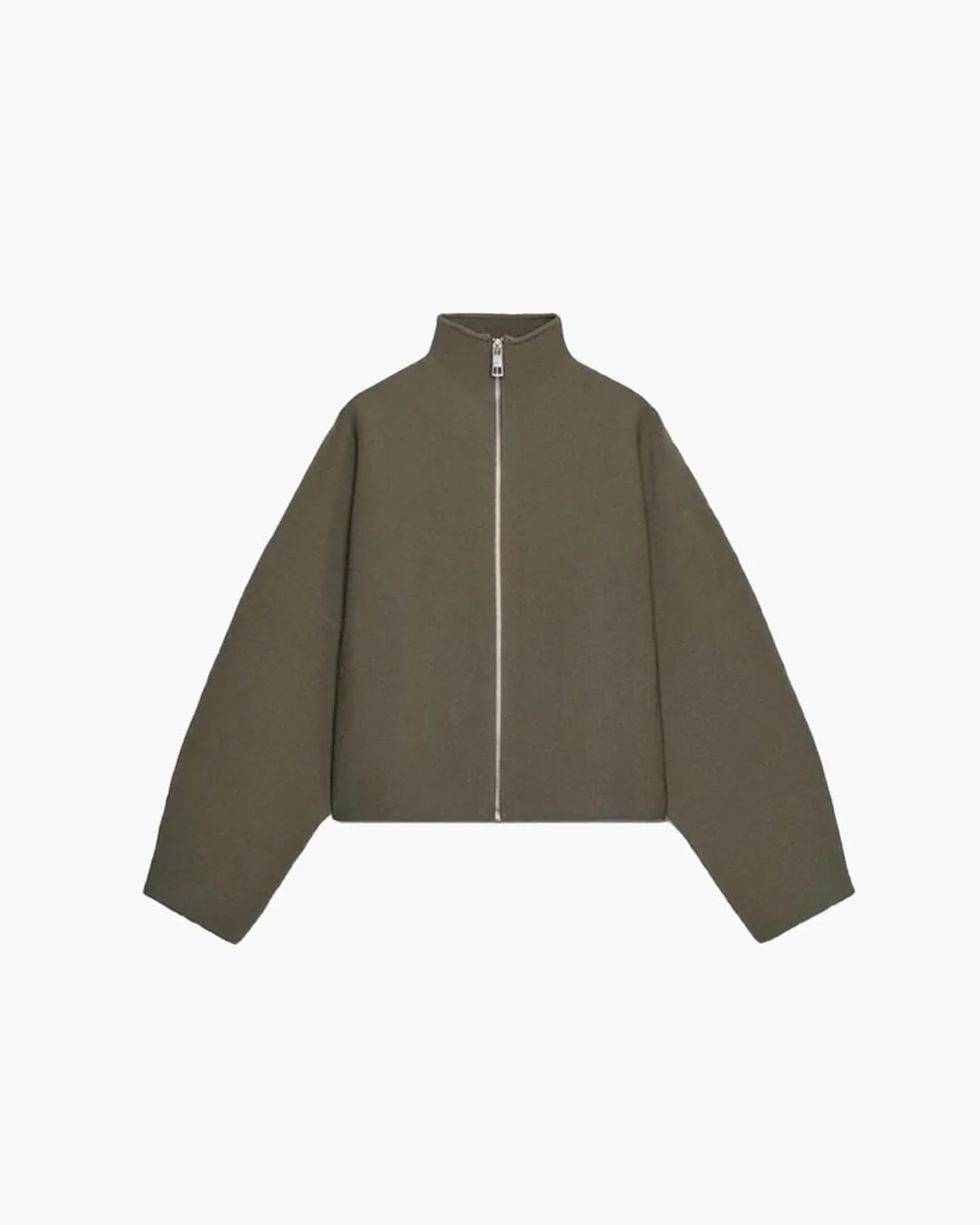 Zarina Zip Up Cropped Jacket - Image 10