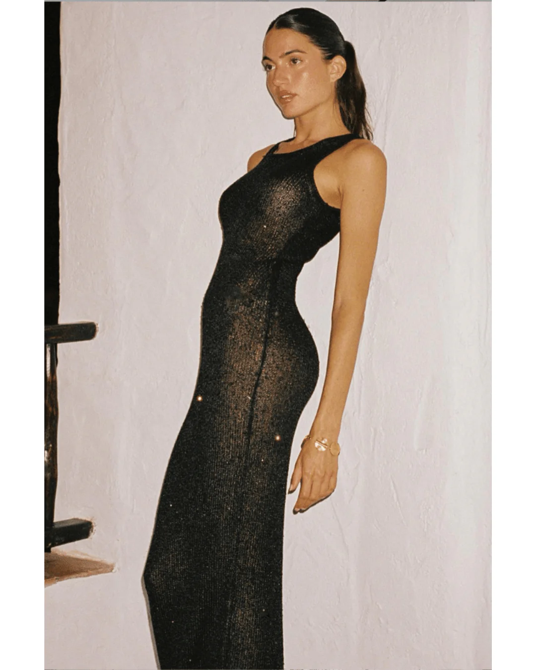 Zenaya Sequined Sheer Maxi Dress - Image 11