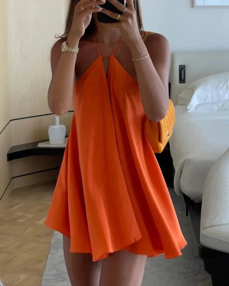 Zinnia Off-Shoulder Hollow Out Summer Dress - Image 11