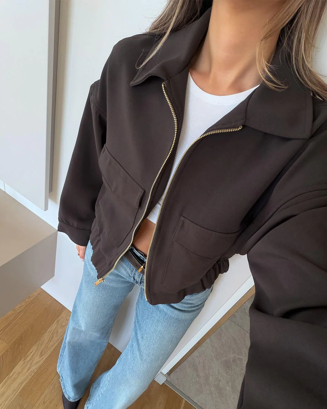 Zoey Zip Up Pocket Jacket