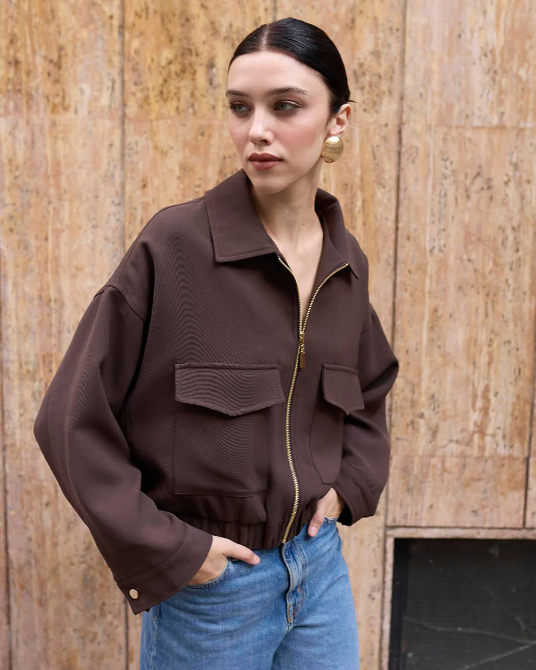Zoey Zip Up Pocket Jacket - Image 6