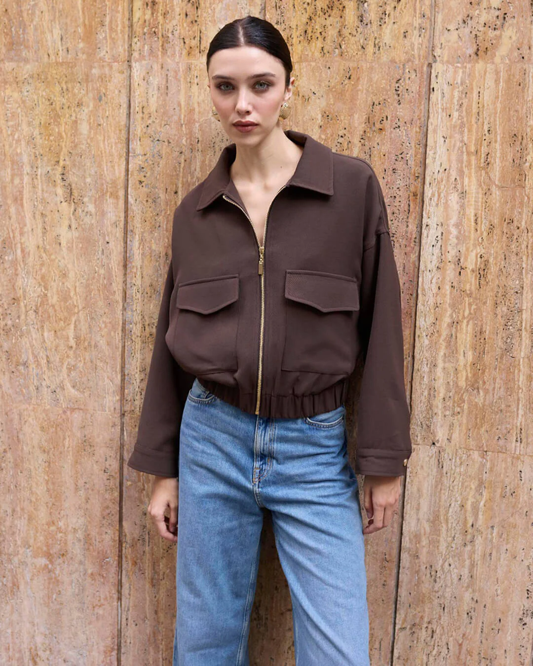 Zoey Zip Up Pocket Jacket - Image 7