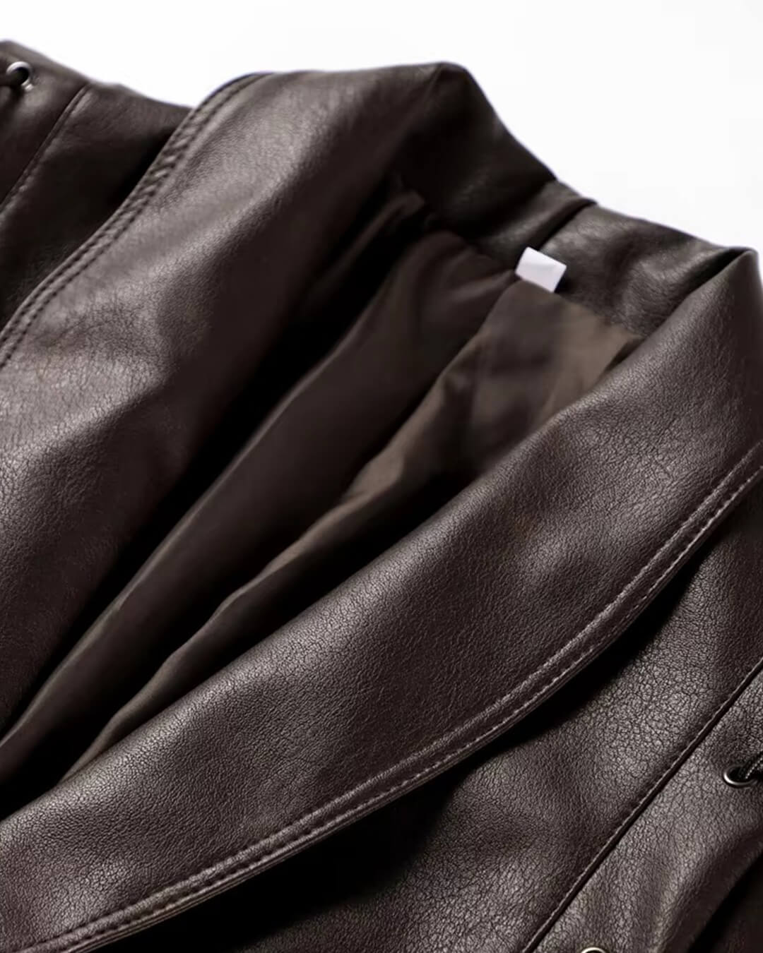 Zyra Biker Leather Jacket - Image 6